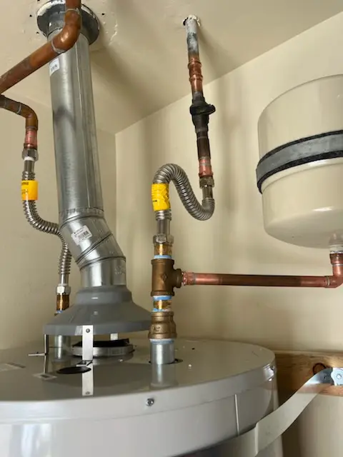 Water heater installation and plumbing repair in Perkins Hill