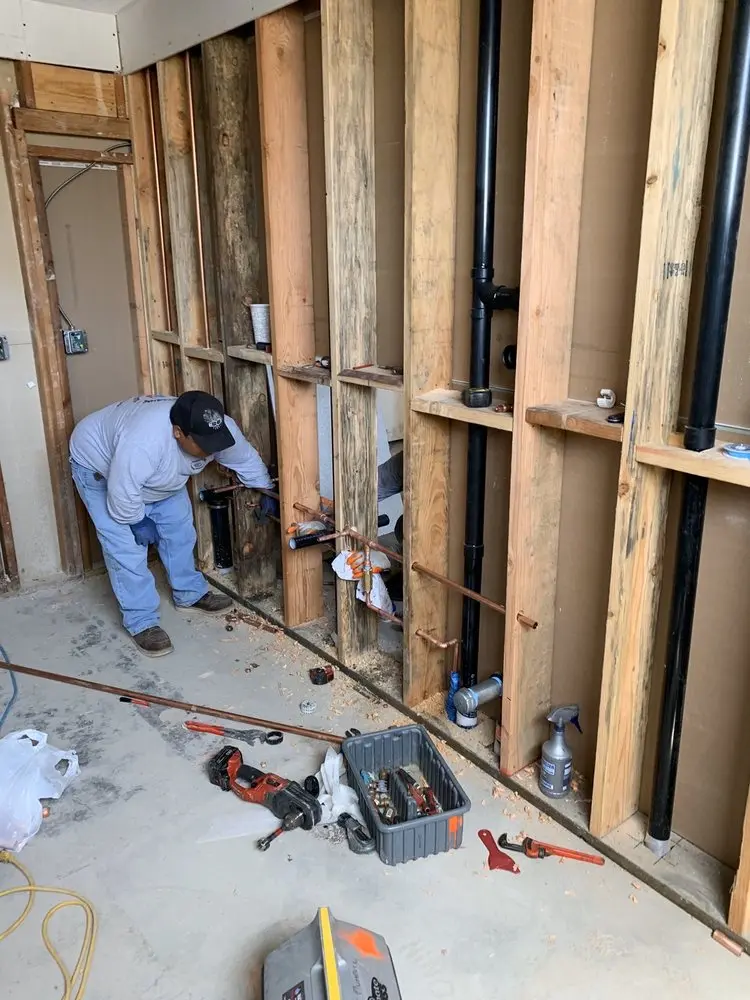 Commercial rough-in plumbing for Water Heater Replacement in Perkins Hill